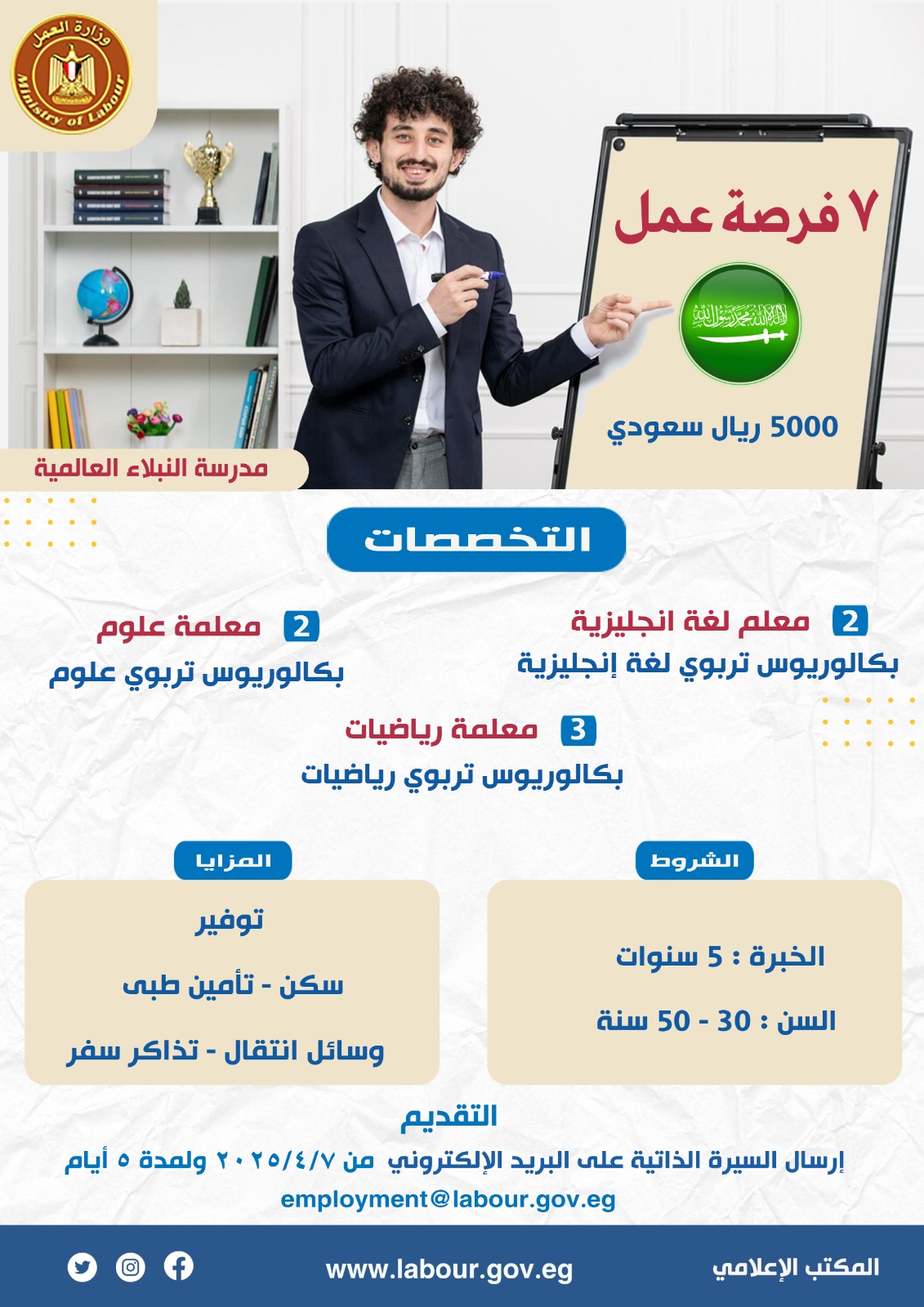 وزير القوى العامله 